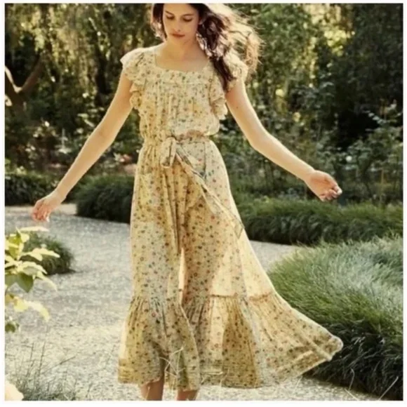 DOEN SONNET DRESS TASHA GARDEN SZ M - Picture 3 of 3